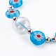 Adjustable Handmade Millefiori Glass Beaded Bracelets(BJEW-JB06074-04)-2