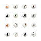 80Pcs 8 Colors Christmas Opaque Glass Beads(EGLA-YW0001-07)-2