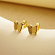 Stainless Steel Butterfly Stud Earrings for Women(XP7313-1)-1