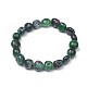 Natural Ruby in Zoisite Stretch Beaded Bracelets(BJEW-K213-C07)-1