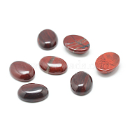 Natural Red Rainbow Jasper Cabochons, Oval, 25x18x7mm(G-T020-18x25mm-25)