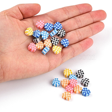 120Pcs 6 Colors Handmade Polymer Clay Beads(CLAY-YW0001-62)-5