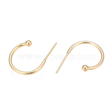 304 Stainless Steel Earring Hooks(X-STAS-K211-01G-A)-2