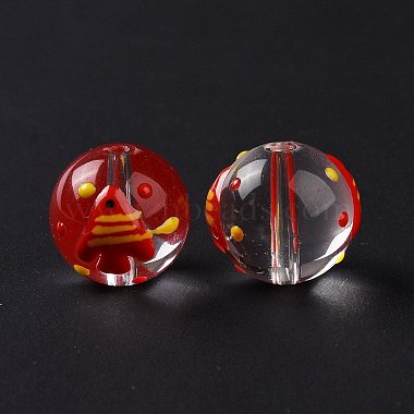 Perles en verre transparentes(LAMP-B021-03A-08)-4