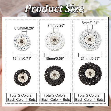 24 Sets 6 Style Zinc Alloy Snap Buttons(BUTT-NB0001-49)-2