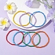 7 Stück Armband-Sets aus Glasperlen im Regenbogen-Stil für Damen(BJEW-JB10065-02)-2