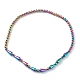 Electroplate Non-Magnetic Synthetic Hematite Beaded Necklaces(NJEW-H307-03)-1