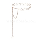 Hollow Out Alloy Star Link Chain Waist Belly Chains for Women, Golden, 1000mm(FS-WGA1E3D-01)