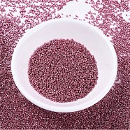 MIYUKI Delica Beads, Cylinder, Japanese Seed Beads, 11/0, (DB0428) Galvanized Light Cranberry, 1.3x1.6mm, Hole: 0.8mm, about 20000pcs/bag, 100g/bag(SEED-J020-DB0428)