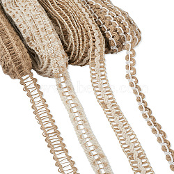 Pet 4 Bundles 4 Styles 
Natural Jute Cord, Flat, Mixed Color, 11~17x0.9~1mm, 1 bundle/style(OCOR-MP0001-03)