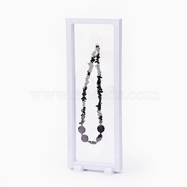 White Plastic Necklace Displays