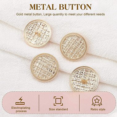 Olycraft 50Pcs Alloy Buttons(DIY-OC0008-43)-4