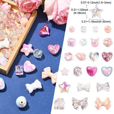 UVメッキアクリルビーズ(FIND-CJC0010-90A)-2