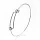 Adjustable 304 Stainless Steel Expandable Bangle Making(BJEW-G546-01P)-1