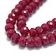 Lab Grown Red Corundum Beads Strands(G-G106-A45-03-1)-3