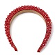 Bling Bling Glass Beaded Hairband(OHAR-PW0007-26R)-1