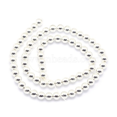 Chapelets de perles en hématite synthétique sans magnétiques(G-L485-01C-S)-3