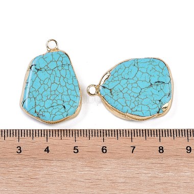 Synthetic Turquoise Pendants(KK-F868-32G-01)-3