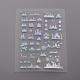 Waterproof Transparent Plastic Stickers(DIY-E015-27O)-1