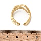 304 Stainless Steel Cuff Open Rings(STAS-H259-03G)-5