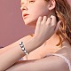 Shell Pearl & Glass Seed Braided Flower Dangle Earring and Beaded Bracelets Set(SJEW-SW00006)-2