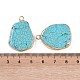 Synthetic Turquoise Pendants(KK-F868-32G-01)-3