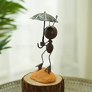 Resin Personalized Ant Display Decorations, for Home Living Room Decoration, Coffee, 40x60x160mm(PC-PW0001-07B)