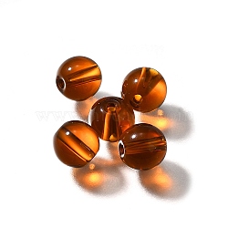 K9 Glass, Imitation Austrian Crystal Beads, Round, Chocolate, 5.5x6mm, Hole: 1.2mm(GLAA-R004-03J)