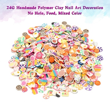 24G Handmade Polymer Clay Nail Art Decoration(CLAY-YW0001-17C)-3