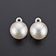 Electroplated ABS Plastic Imitation Pearl Pendants(X-KY-T023-004)-2