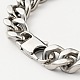 201 Stainless Steel Curb Chain Bracelet for Men Women(BJEW-H550-06A-P)-3