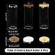 PandaHall Elite 6Sets 3 Colors Transparent Glass Bottle Pendants(GLAA-PH0002-37)-2