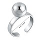 кольцо-манжета из стерлингового серебра с родиевым покрытием 925(JR910A)-3