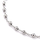304 Stainless Steel Rosary Bead Necklaces For Religion(STAS-B021-02P)-4