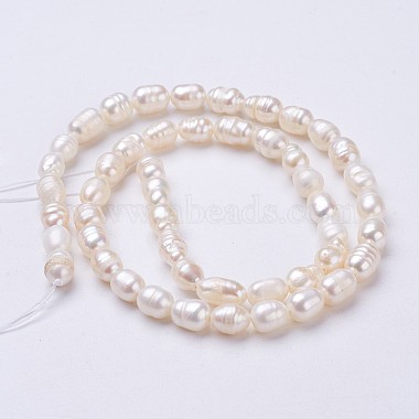 Natural Cultured Freshwater Pearl Beads Strands(PEAR-P002-43)-2