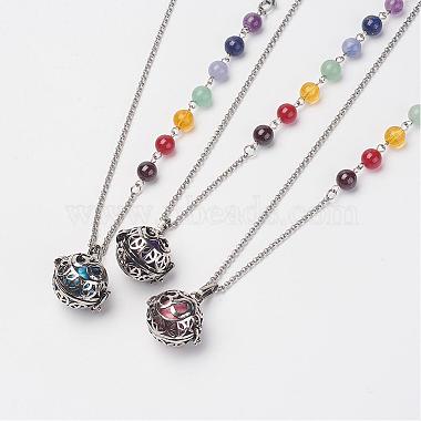 Mixed Material Necklaces