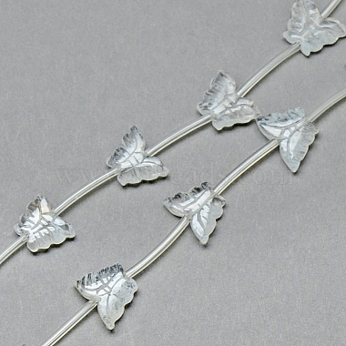 Butterfly Quartz Crystal Beads
