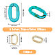 Superfindings anneaux de liaison en plastique imitation pierre précieuse acrylique et ccb(OACR-FH0001-045)-2