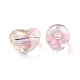 Two Tone UV Plating Transparent Acrylic European Beads(OACR-F004-06D)-2
