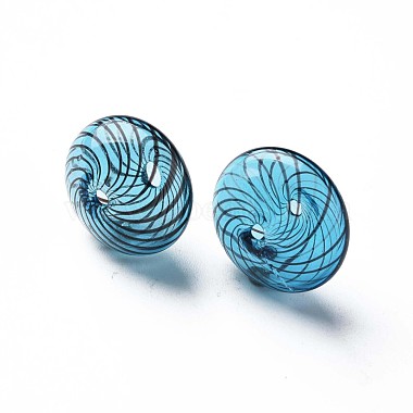 Transparent Handmade Blown Glass Globe Beads(X-GLAA-T012-46)-3