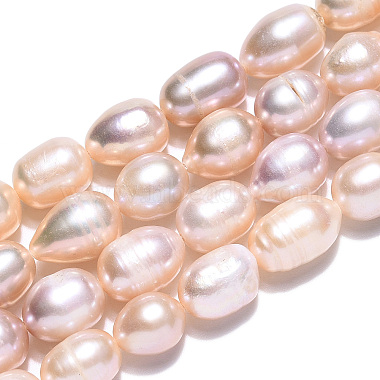 hebras de perlas de agua dulce cultivadas naturales(PEAR-N012-08L)-4