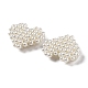 プラスチック製の模造真珠織りビーズ(KY-G028-01)-2