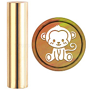 Wax Seal Stamp, Mini Brass Stamp Gun Wax Seal for Envelope Invitation Wedding Embellishment Bottle Decoration, Monkey Pattern, 60x15mm(AJEW-WH0104-88-100)