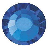 Preciosa&reg Crystal Hotfix Flatback Stones, Czech Crystal, Round(438 11 612 Chaton Rose VIVA 12 &reg), 60310 Capri Blue, SS6(1.9~2.1mm)(Y-PRC-HSS6-60310)