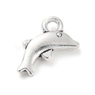 Antique Silver Dolphin Alloy Charms