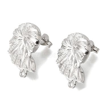 304 Stainless Steel Stud Earring Findings(STAS-D391-04B-P)-1