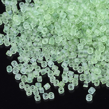 Transparent Glass Cylinder Beads(SEED-Q036-01A-L01)-3