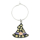 Halloween Theme Alloy Enamel Pendants Wine Glass Charms Sets(AJEW-JO00183)-2