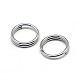 160pcs Jewelry Findings Original Color 304 Stainless Steel Split Rings(X-STAS-E010-5x1mm-2)-2
