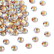 Preciosa&reg MAXIMA Crystal No Hotfix Flatback Stones, Czech Crystal, Dura Foiling, Round(438 11 615 Chaton Rose), 10070 200 Topaz AB, SS16(3.8~4mm)(Y-PRC-NSS16-10070-200)